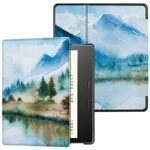 UBBVPKY Ebook Reader Covers - Kindle Oasis 2/3 Smart Case Printing (9Th 10Th Gen) 2017 2019 Cover With Auto Sleep Wake, Slimshell Anti Drop Water