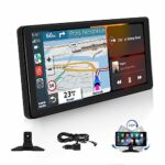 Hikity 2023 New 10.36" Porttable CarPlay Smart Display Car Stereo Supports Wireless Apple CarPlay Android Auto Airplay Android Cast FM Transmitte
