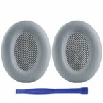 QC 35 Replacement Ear Pads,QC35 Earpads Compatible with Bose QuietComfort 35 II/QC35 Over-ear Headphones,Ear Cushions with Soft Leather & Memory