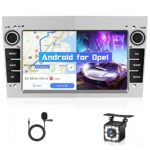 Hikity Android 10 Car Stereo for Opel Astra Antara Vectra Corsa Zafira Meriva 7 Inch Touchscreen Car Radio with Sat Nav Mirror Link WiFi USB SWC