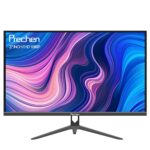 Prechen 27 Inch 3-Sided Frameless FHD 1080P Computer Monitor, Business Monitor IPS Gaming Screen LED Desktop Monitor with HDMI & VGA Interface, 7