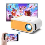Mini WiFi Projector for Outdoor Movies, KHQ Full HD Projector Support 1080P, Video Projector for Home Theater Use, Compatible with TV Stick/PS4/H