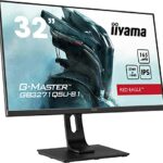 iiyama G-Master GB3271QSU-B1 32 Inch IPS LCD, 165 Hz, 1 ms MPRT, FreeSync Premium, 2560 x 1440, 1 x HDMI, 1 x DisplayPort, USB x 4, 2 x 3 W Speak