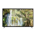 QIMO Sun Readable Smart Outdoor TV for Outdoor Covered Area, High Brightness Outdoor Television, 4K UHD HDR, WiFi, External Soundbar LED HDR Smar