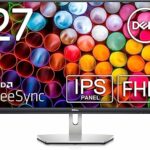 Dell S2721HS 27-inch Full HD 1920 x 1080 75Hz Monitor, 4MS Grey-to-Grey Response Time (Extreme Mode), 16.7 Million Colors, Platinum Silver