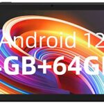 SGIN 10.1 Inch Tablet Android 12, 4GB RAM 64GB SSD (TF 256GB), 2MP+5MP Camera, 800x1280 HD IPS, 6000 mAh Battery Tablet with TF Card Slot, Dual W