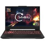 ASUS TUF Gaming A15 FA507NU Laptop, AMD Ryzen 7 7735HS up to 4.7GHz, 16GB DDR5, 512GB NVMe SSD, 15.6" Full HD IPS, NVIDIA GeForce RTX 4050, Windo