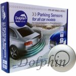 Dolphin Automotive DPS400 Reverse Parking Sensors Auto Express Award Winning In 32 Colours 4 Ultrasonic Radar Sensors Kit Audio Alert System Matt