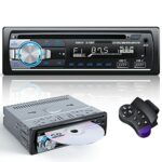 DAZZMO Car Stereo CD DVD Player Bluetooth,RDS/FM Car Radio Bluetooth Handsfree Calling MP3/USB/SD/AUX/FM RDS Car Radio with Dual USB Fast Charge,
