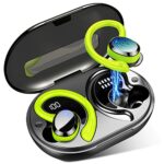 Dascert Wireless Earbud, Wireless Headphones with Mic LED Display, 48H Bluetooth 5.3 Running Headphones, Stereo CVC8.0 Noise Canceling Earbud, Ty