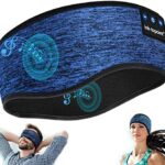 Sleep Headphones,Wireless Headphones Headband,Music Headband Ultra-Soft Sleeping bedheadphones Cool Gadgets for Dad/Men/Women/Teen,Bluetooth Head