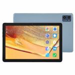 dsheng Office Tablet, 8800mAh Battery UK Plug 100‑240V 10.1 Inch IPS Tablet PC with Mouse Keyboard for School (Light Blue)