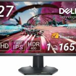 Dell G2724D 27 Inch QHD (2560x1440) Gaming Monitor, 165Hz, Fast IPS, 1ms, AMD FreeSync Premium, NVIDIA G-SYNC Compatible, 99% sRGB, HDR 400, 2x D
