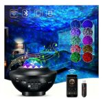 Galaxy Projector Star Projector Star Night Light Projector with LED Galaxy Ocean Wave Nebula Starlight Projector with Bluetooth Music Speaker,Tim