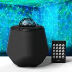 Galaxy Starlight Projector with Bluetooth Speaker, i-box Star Projector with Remote Control, 6W Stereo Bluetooth Speakers, RGB Light Display, 45°