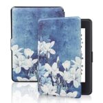 XYFCJK Anti-Drop Slimshell Case For Kindle - Paperwhite 4 (10Th Gen) 2018 And Kindle (10Th Gen) 2019 Cover, Pu Leather Colorful Painted Case, E-R