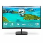 Philips 241E1SCA - 24 inch FHD Curved monitor, 75Hz, 4ms, VA, AMD FreeSync, Speakers, SmartImage (1920 x 1080, 250 cd/m², HDMI/VGA)