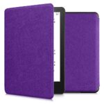 kwmobile Case Compatible with Amazon Kindle Paperwhite 11. Generation 2021 - Book Style Felt Fabric Protective e-Reader Cover - Violet