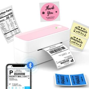 Bluetooth Thermal Label Printer, Itari Wireless Shipping Label Printer - Small Portable Sticker Printer Machine 4x6 for Android&iPhone for eBay R