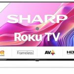 SHARP 40FD6K 40-Inch Full HD Smart Roku TV™ in Black with Active Motion 200, HDR10 support, Freeview Play, Pre-Installed Apps, 3x HDMI & 1x USB