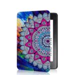 XYFCJK Case For Kindle Paperwhite 5-6.8Inch (11Th Gen) 2021 Ethnic Retro Flower Totem Case, Kindle Signature Edition Pu Leather Cover, E-Reader A