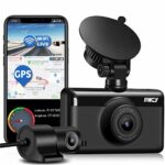 Dash Cam Front and Rear 4K & 1080P 【Built with WIFI & GPS】 (Single Front 4K), 3 Inch Touch Screen Dual Dash Car Camera, Driving Recorder with Nig