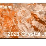 Samsung 85 Inch CU7110 UHD HDR Smart TV (2023) - 4K Crystal Processor, Adaptive Sound Audio, PurColour, Built In Gaming TV Hub, Smart TV Streamin