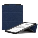 Ayotu Trifold Stand Case for Kindle Scribe (2022 Released) - Premium Durable Fabric Cover with Pen Holder, Auto Sleep/Wake, Only for 10.2 inch Ki