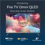 Introducing Amazon Fire TV 55-inch Omni QLED series 4K UHD smart TV, Dolby Vision IQ, local dimming, hands free with Alexa