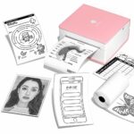 Phomemo M02 Mini Printer - Pocket Sticker Printer, 203dpi Thermal Instant Photo Printer, Small Bluetooth Wireless Printer, Portable Phone Printer