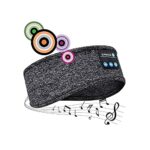 Sleep Headphones Headband, Wireless V5.0 Bluetooth Headphones, Wireless Sports Headband, Built-in ultra-thin HD stereo speakers, Suitable for Sid