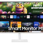 Samsung LS32CM501EUXXU 32" Full HD Smart Monitor with Speakers - 1920x1080, USB, HDMI, Remote, Samsung Smart Hub for TV streaming and catch up ap