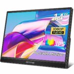 Portable Monitor, 14'' 1080P FHD Laptop Monitor USB C HDMI Computer Display HDR External Screen for PC Mac Phones Xbox PS5