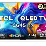 TCL 50C645K 4K UHD QLED 50" Smart TV - Black