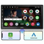 ATOTO A6 PF 7inch Android Double DIN Car Stereo, Wireless CarPlay & Wireless Android Auto, QLED Touchscreen DAB+ Radio Dual Bluetooth, MirrorLink