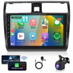 2G 32G Android Car Stereo Carplay For Suzuki Swift 2005-2010, 10.1 inch Touch Screen Car Radio with Android Auto Bluetooth GPS Wifi HiFi FM SWC R