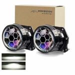 HDYEGIOU 3.0 inch Blue Honeycomb LED Lens