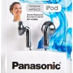 Panasonic RP-HV094E-K Wired In-Ear Headphones, Comfortable Fit, Clear Sound, Black