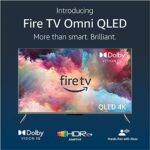 Introducing Amazon Fire TV 65-inch Omni QLED series 4K UHD smart TV, Dolby Vision IQ, local dimming, hands free with Alexa