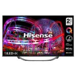Hisense 55U7HQTUK 55" 600-nit 4K HDR10+ and 120Hz Dolby Vision IQ ULED Smart TV with Disney+, Freeview Play and Alexa Built-in, HDMI 2.1 and Film