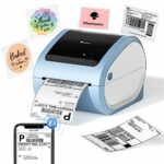 Phomemo Bluetooth Thermal Label Printer, Shipping Label Printer 4x6 Wireless-for Shipping Packages Postage Small Business, Compatible with Amazon