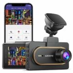 AZDOME 2K Dash Cam with WiFi APP Control Car Camera Dashboard Camera 1440P, 3.0" Display Video Recorder 170 Wide Angle, Night Vision, 24h Parking