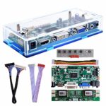 owootecc NT68676 HDMI VGA DVI Arcade Audio Input LCD Controller Driver Board Kit with Acrylic Case For HSD190MEN4 M170EN06 M170EG01 17" 19" 1280x