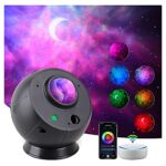 Star Projector Star Projector, 3 in 1 Galaxy Projector Nebula Light Projector, WiFi Sky-Light Projector with Music Speaker, Compatible with Alexa