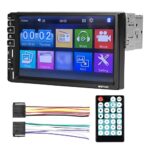 Aumotop Single Din Car Stereo 7 Inch LCD Touchscreen Monitor BT MP5 Player FM Car Radio Receiver Support TF/USB/AUX-IN Mobile Phone Link Hands-Fr