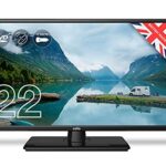 Cello ZRTMF0222 12 volt and mains 22 inch Traveller Caravan TV Freeview HD DVD Full HD 1080P Built in Satellite VGA HDMI and USB for live recordi