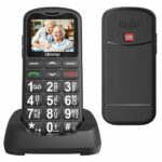 Tosaju 2G Big Button Mobile Phone for Elderly Unlocked Dual Sim Free Easy to Use Pay as You Go Senior Mobile Phones 1.77" LCD Display SOS Button