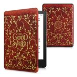 kwmobile Case Compatible with Amazon Kindle Paperwhite 11. Generation 2021 Case - eReader Cover - Good Story Yellow/Orange/Red