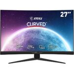MSI G272C 27 Inch FHD Curved Gaming Monitor - 1000R 1920 x 1080 VA Panel, 170Hz / 1ms, FreeSync Premium - DP 1.2a, HDMI 2.0b CEC, black