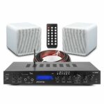 Fenton Hi-Fi Stereo Speaker System with Home Cinema Theatre Amplifier, FM Radio Bluetooth, B405A